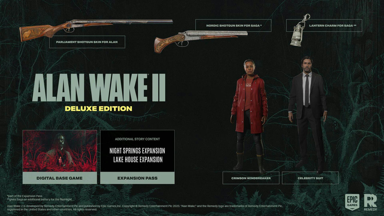 心灵杀手2 Alan Wake 2 Night Springs 整合夜泉镇DLC 免安装中文豪华版[101GB]【B2420】