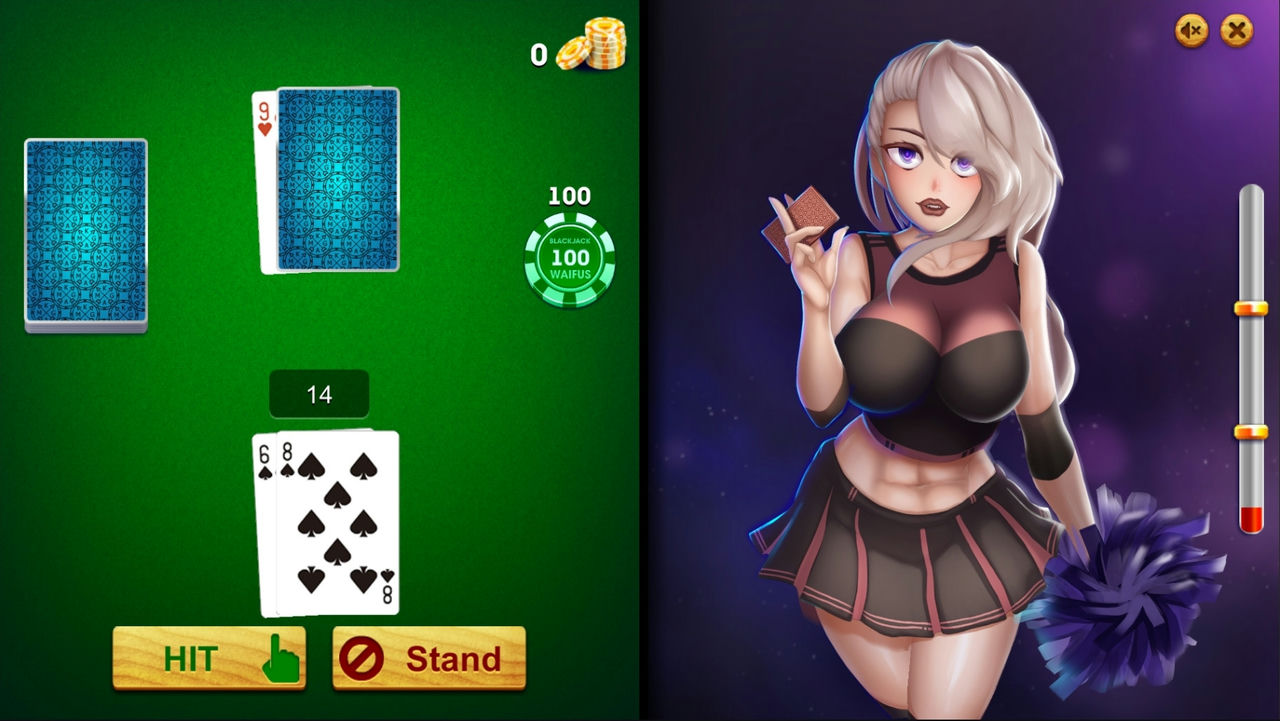 A1076 - 淑女纸牌21点 BLACKJACK and WAIFUS Hentai Version Build.8725031-生存模式+DLC 免安装STEAM中文版[184MB]